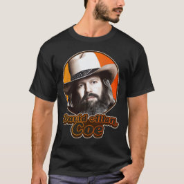 Retro David Allan Coe Outlaw Land Music Tribute T Shirt