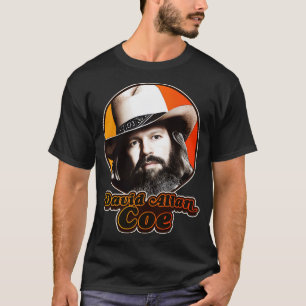Retro David Allan Coe Tribute T Shirt