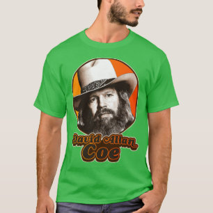 Retro David Allan Coe Tribute T Shirt