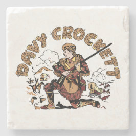 Retro Davy Crockett Stenunderlägg