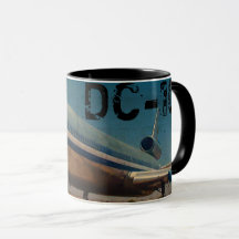 Retro DC10 Airliner Coffee Mugg