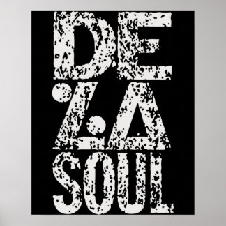 Retro de la Soul Coola Music Gifts for Fläkt Poster