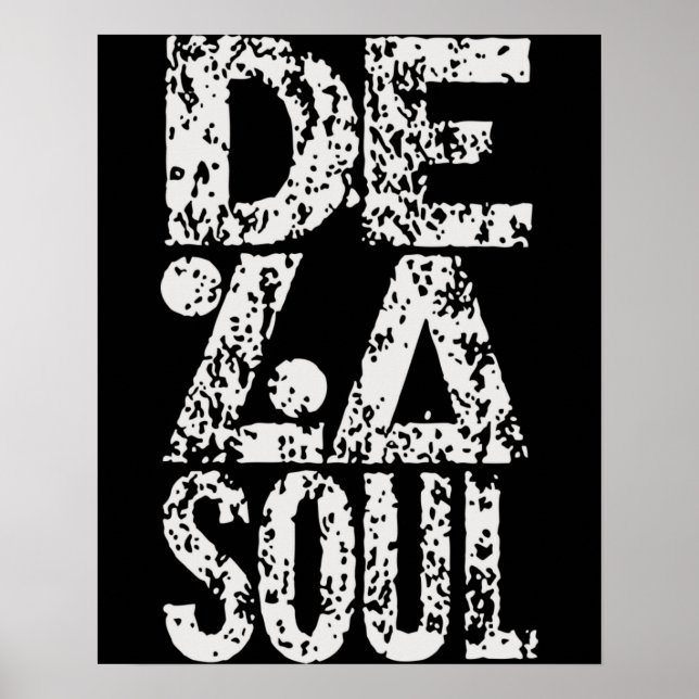 Retro de la Soul Coola Music Gifts for Fläkt Poster (Framsidan)