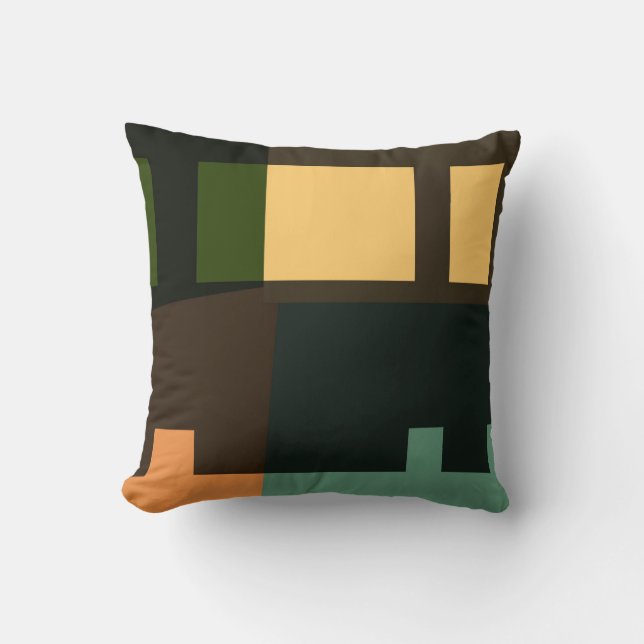 Retro Decorative Art Kudde (Framsida)