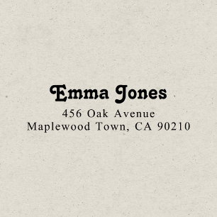 Retro Decorative Elegant enkel Självfärgande Stämpel