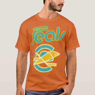Retro Defunct California Golden Sälar Ice Hockey T Shirt