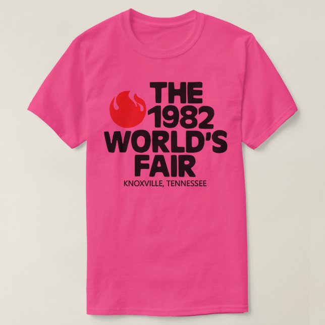 Retro Defunct Expo 82 World Fair Knoxville Tennes T Shirt (Design framsida)