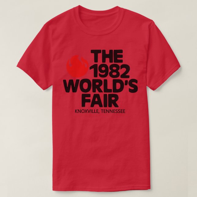 Retro Defunct Expo 82 World Fair Knoxville Tennes T Shirt (Design framsida)