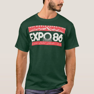 Retro Defunct Expo 86 Worlds Fair Vancouver Kanada T Shirt