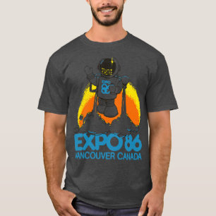 Retro Defunct Expo 86 Worlds Fair Vancouver Kanada T Shirt