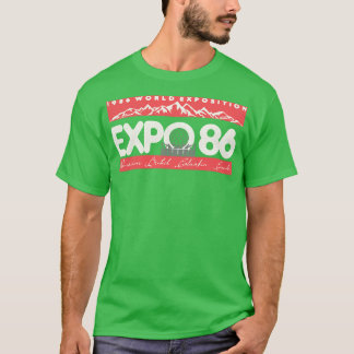 Retro Defunct Expo 86 Worlds Fair Vancouver Kanada T Shirt