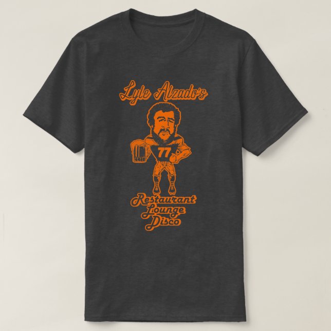 Retro Defunct Lyle Alzados Restaurant Lounge Disco T Shirt (Design framsida)