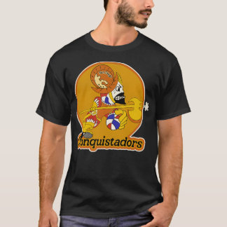 Retro Defunct San Diego Conquistadors Basketball T Shirt