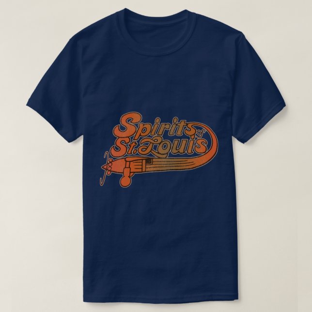 Retro Defunct Spirits of St Louis Basketball T Shirt (Design framsida)