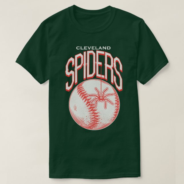 Retro Defunect Spiders Baseball T Shirt (Design framsida)
