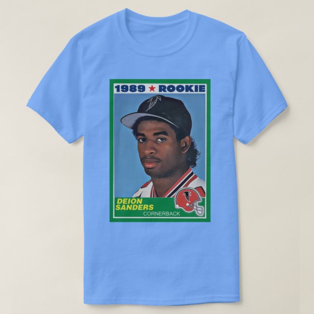 Retro Deion Rookie d T Shirt (Design framsida)