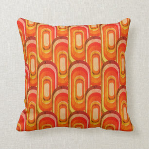 Retro-dekorativ kudde 70s 60s stil