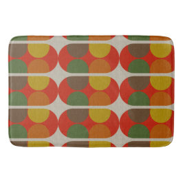 Retro dekorativt badmat 70 s 60 stil badrumsmatta