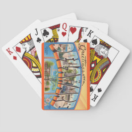 Retro Delaware Greetings Playing Cards Casinokort