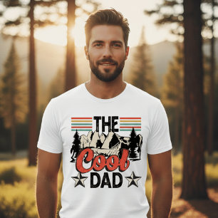 Retro Den Coola Pappan Vintage BergsÄventyr T Shirt