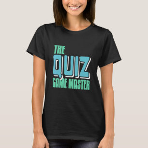 Retro den närvarande Quiz-spelmallen Fantastisk T Shirt