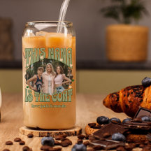 Retro Denna Nana är Goat Photo Mugg Can Glass