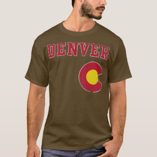 Retro Denver Colorado Home Kärlek T Shirt