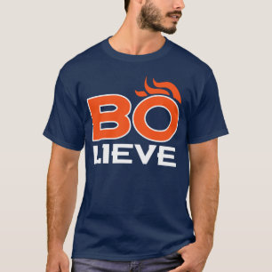 Retro Denver Tro Football Broncos Bo Ni present T Shirt