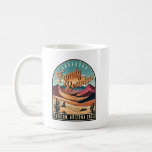 Retro Desert Family Reunion ID1134 Kaffemugg<br><div class="desc">Hit the road in style with this vibrant retro-inspired “Family Reunion” coffee mug, perfect for your next big family getaway! Featuring bold typography and a dramatic desert landscape in sunset hues of terracotta, pink, and teal, this design captures the spirit of adventure and relaxation in the American Southwest. With plenty...</div>