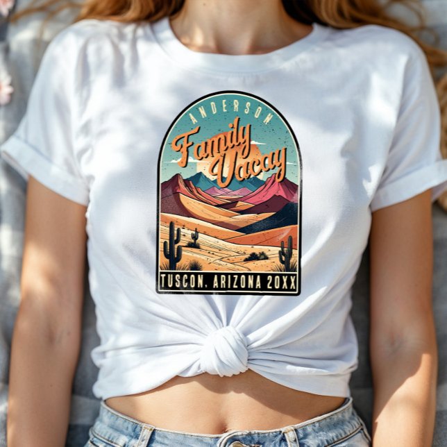 Retro Desert Family Vacation ID1134 T Shirt (Skapare uppladdad)