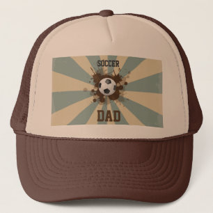 Retro design för fotbollpappa keps