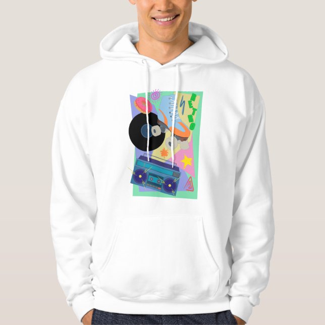 Retro Design Hoodie (Framsida)