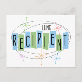 Retro-design Lung Transplant-mottagare Vykort