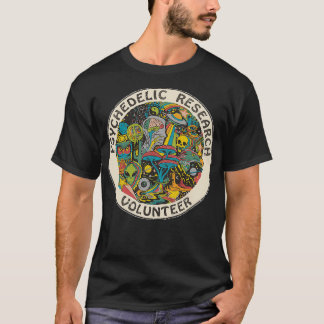 Retro Design Research Volunr Psychedelic T Shirt