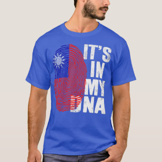 Retro Det är i mitt DNA Taiwan Fingerprint Taiwane T Shirt