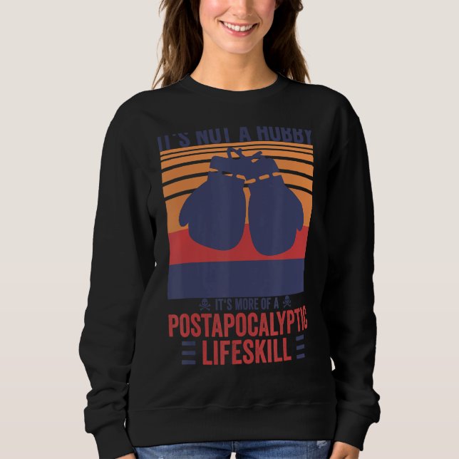 Retro, det är ingen hobby-funny kombat-sportboxnin t shirt (Framsida)