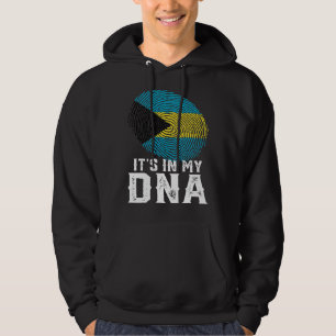 Retro Det finns i min DNA-fingeravtrycksbahamas-Fl Hoodie