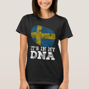 Retro Det finns i mitt fingeravtryck för Dna-Sveri T Shirt