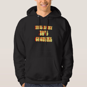Retro Det här är min 70-tals kostym Groovy Fred Hoodie