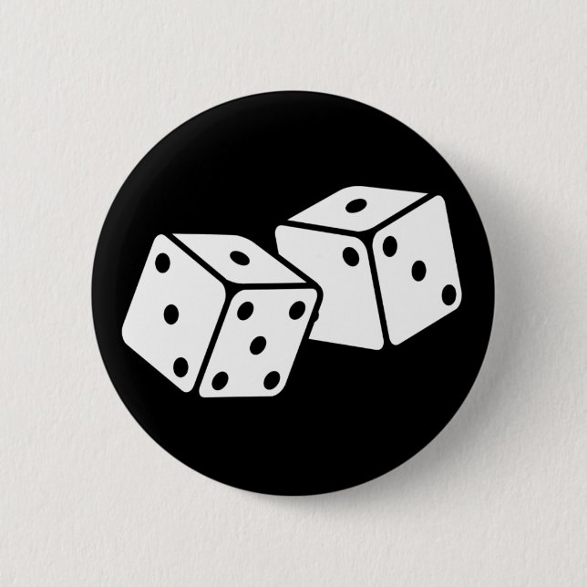 Retro Dice Knapp (Framsida)