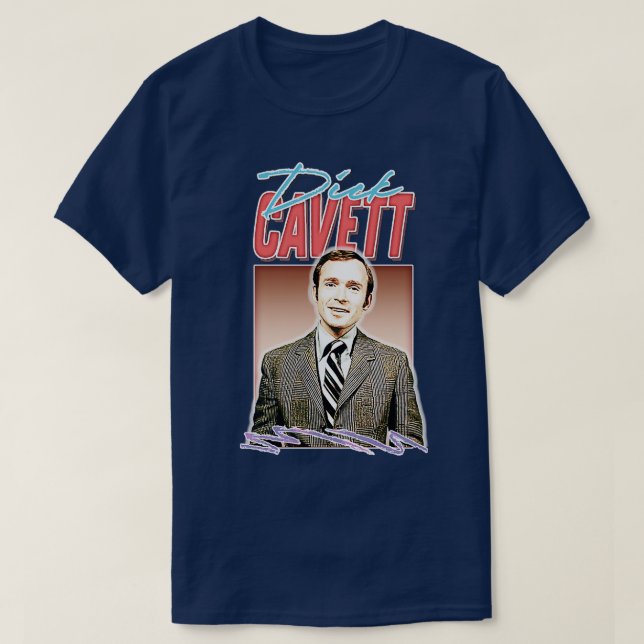 Retro Dick Cavett Aesthetic Fläkt Art Design T Shirt (Design framsida)
