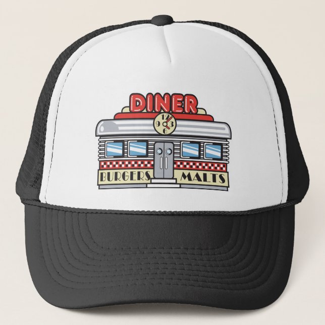 retro diner design keps (Framsida)