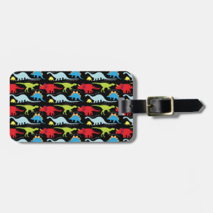 Retro Dinos Bagagebricka