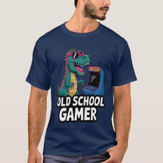 Retro Dinosaur Gamingee vintage friends T Shirt