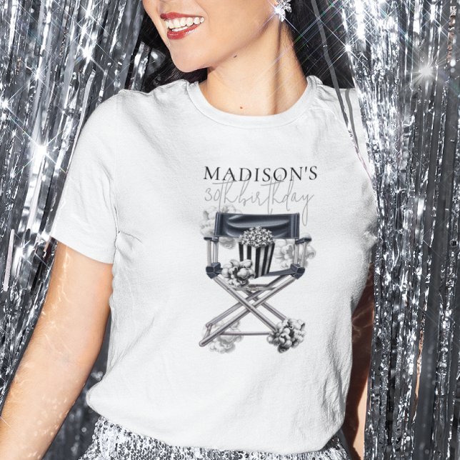 Retro Direktörens ordförande Film Nattdag Födelsed T Shirt (Skapare uppladdad)
