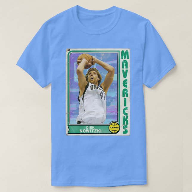 Retro Dirk Nowitzki Trading d T Shirt (Design framsida)
