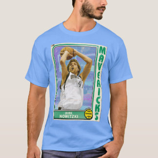 Retro Dirk Nowitzki Trading d T Shirt