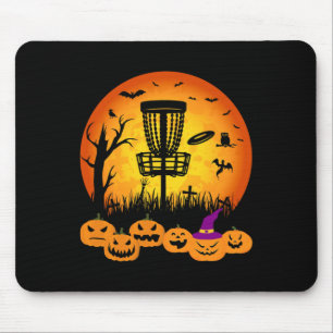 Retro Disc Golf Halloween Kyrkogård Skräck Disc Go Musmatta