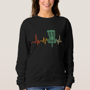Retro DIsc Golf Vintage Heartslag Disk Golf Basket T Shirt