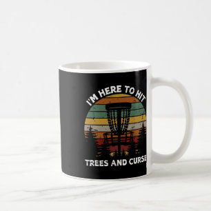 Retro Discgolfdesign För Män Kvinnor Barn Disc Gol Kaffemugg